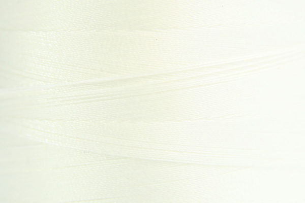 White Spider-Lon Waxed Bead Weaving Thread and Needle