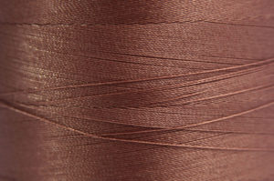 Copper Spider-Lon Waxed Bead Weaving Thread and Needle