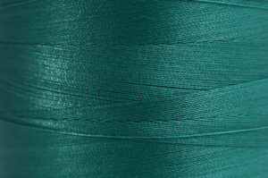 Emerald Green Spider-Lon Waxed Bead Weaving Thread and Needle