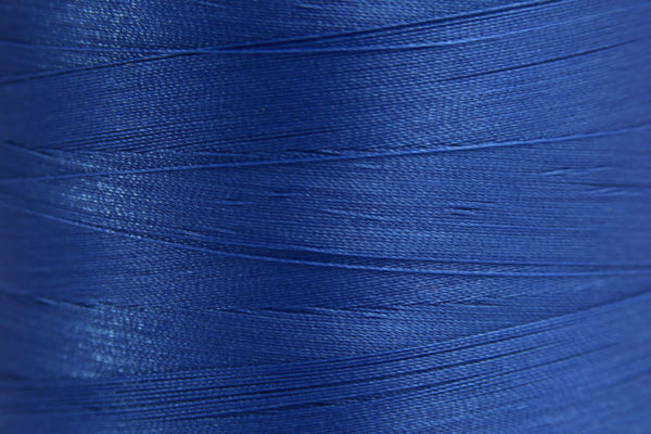 Deep Blue Spider-Lon Waxed Bead Weaving Thread and Needle