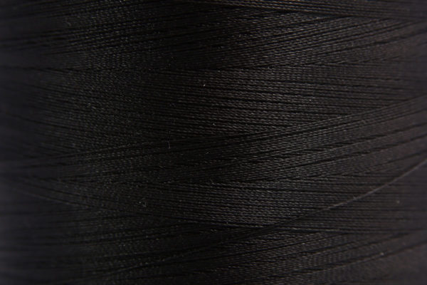 Black Spider-Lon Waxed Bead Weaving Thread and Needle