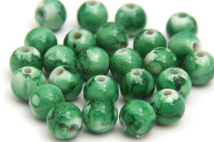 Fern Green Jupiter Beads