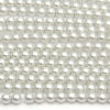 4mm Artic Silver Frosted Preciosa Glass Pearl Beads