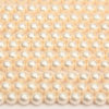 6mm Shell Frosted Preciosa Glass Pearl Beads