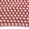 6mm Blush Frosted Preciosa Glass Pearl Beads