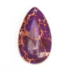 Purple Sea Sediment Jasper Tear Drop Pendant