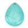 Turquoise Howlite Tear Drop Pendant