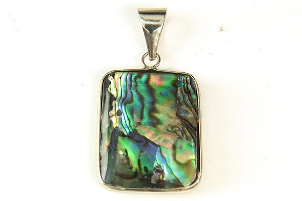 Abelone Shell Rectangle Pendant