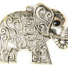 Silver Filagree Elephant Pendant