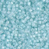 Aqua Mist Lined Crystal Luster Delica Beads