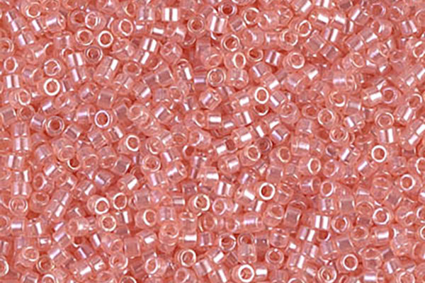 Transparent Pink Luster Delica Beads