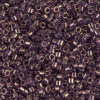 Lavender Blue Gold Luster Delica Beads