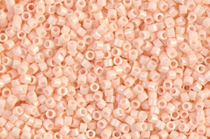 Opaque Light Peach Delica Beads