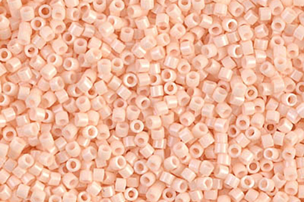 Opaque Light Peach Delica Beads