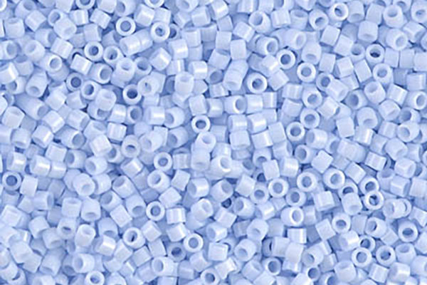 Opaque Light Sky Blue Delica Beads