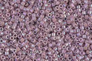 Opaque Lilac AB Delica Beads