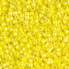 Opaque Yellow AB Delica Beads