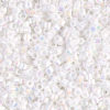 White Pearl AB Delica Beads