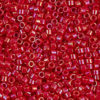 Opaque Red Luster Delica Beads