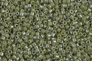 Opaque Cactus Luster Delica Beads