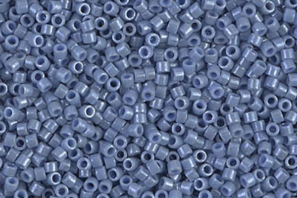 Opaque Denim Blue Luster Delica Beads