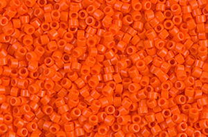 Opaque Orange Delica Beads