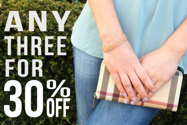 30% OFF - Any 3 Atlantis Crystal Weave Bracelets