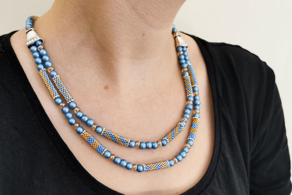 St Tropez Florentine Peyote Tube Necklace Kit
