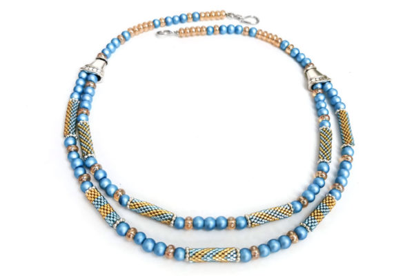 St Tropez Florentine Peyote Tube Necklace Kit - Image 2