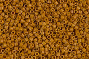 Opaque Pumpkin Delica Beads
