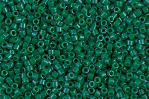 Opaque Jade Grey Delica Beads