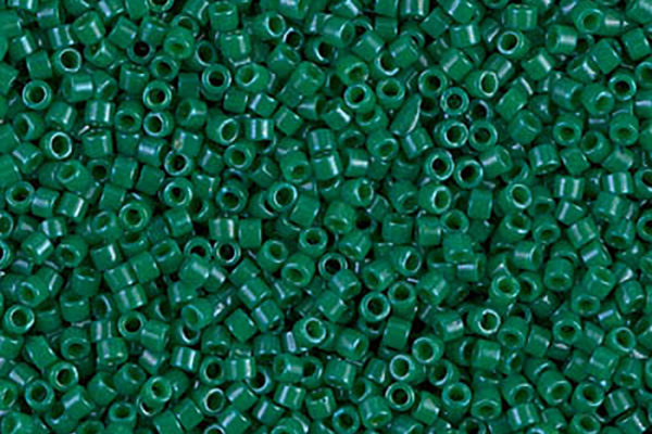 Opaque Jade Grey Delica Beads