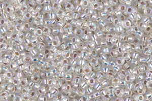 Silver Lined Crystal AB Miyuki 11/0 Seed Beads