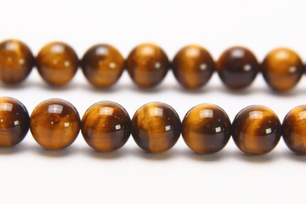 Tigereye 10mm Round Semi Precious Gemstones