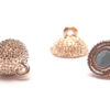 10mm Rose Gold Ball Magnetic Clasp