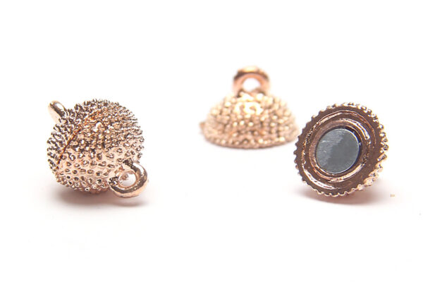 10mm Rose Gold Ball Magnetic Clasp
