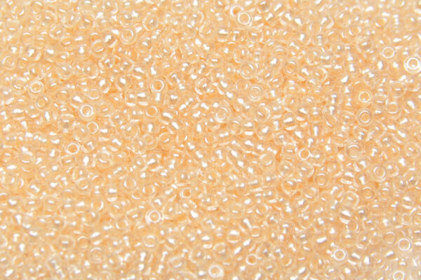 Luster Pearl Lined Delicate Apricot Preciosa Seed Beads