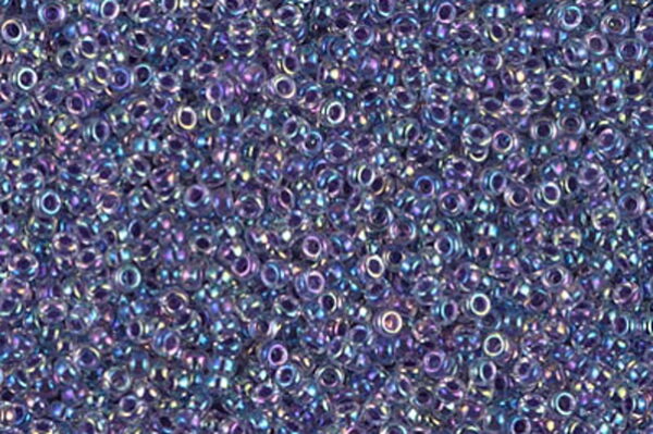 Amethyst Lined Crystal AB Miyuki 15/0 Seed Beads