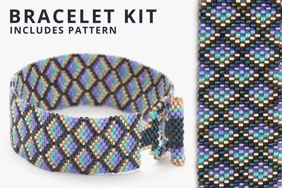 Mermaid Peyote Stitch Bracelet Kit