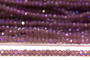 Sapphire Coated Alabaster Purple Size 11/0 Micro Crystals