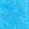 3mm Sapphire Coated Aqua Aurora Precision Bicones
