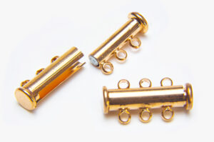 11x20mm Copper Magnetic 3 Strand Barrel Clasp