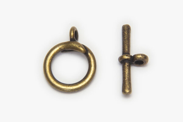 18x13mm Antiqued Gold Toggle Clasps