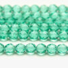 8mm Seafoam Green Transparent Crystal Fire Polished Czech Glass