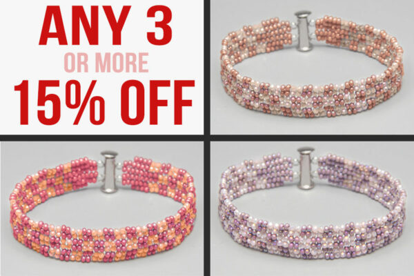 15% OFF - Any 3 or more Twinkling Tiles Bracelet Kits
