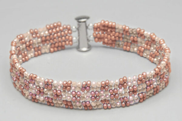 Creme Brulee Twinkling Tiles Micro Crystal Bracelet Kit