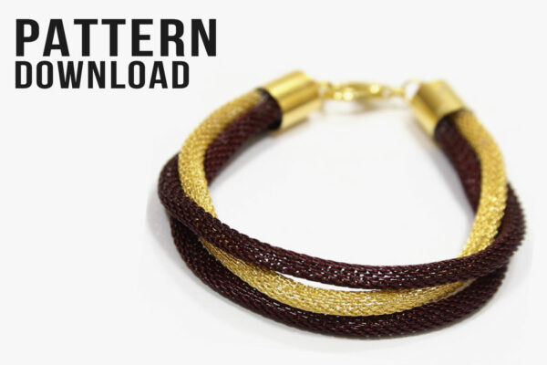 Using Round Woven Chain To Make Jewellery Pattern Download
