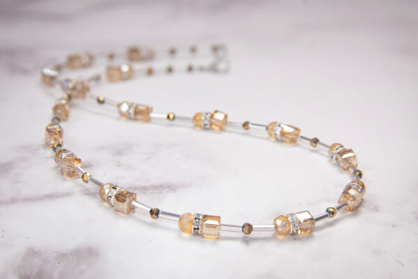 French Champagne Heart of Paris Necklace and Bracelet Kit - Image 3