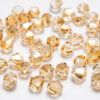 4mm Gold Fumed Sandstone Precision Bicones