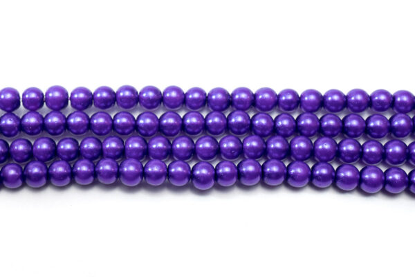 Electric Violet Glass Pearl